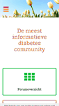 Mobile Screenshot of diabetestrefpunt.nl